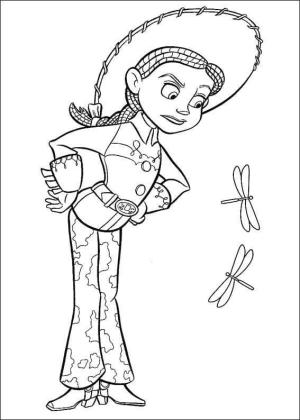 Oyuncak Hikayesi boyama sayfası,  coloring page, Disney Oyuncak Hikayesi Jessie, 