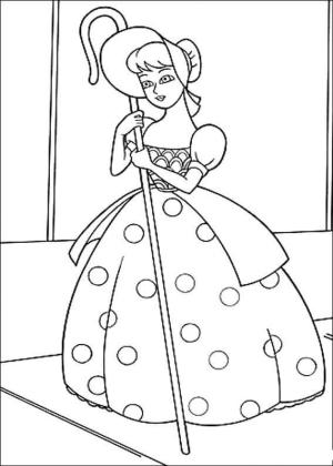 Oyuncak Hikayesi boyama sayfası,  coloring page, Bo Peep Oyuncak Hikayesi, 