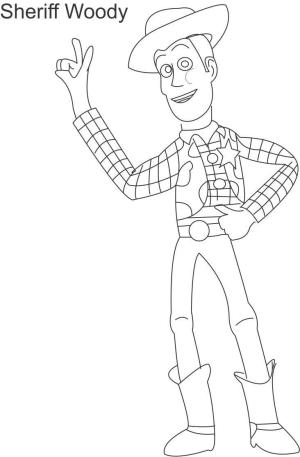 Oyuncak Hikayesi boyama sayfası,  coloring page, Disney Oyuncak Hikayesi Woody, 