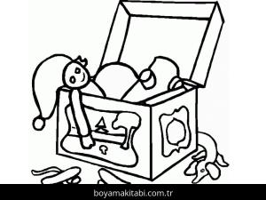 Oyuncak boyama sayfası – keyifli zaman, renkli çizimler