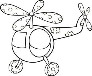 Oyuncak boyama sayfası,  coloring page, Oyuncak Helikopter, 