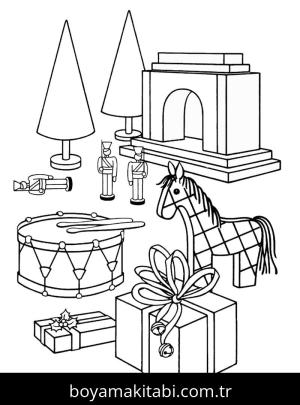 Oyuncak boyama sayfası – yaratıcılık, eğlenceli etkinlik