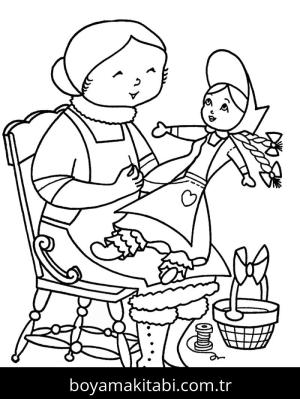 Oyuncak boyama sayfası – okul öncesi, evde etkinlik