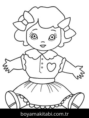 Oyuncak boyama sayfası – okul öncesi, evde etkinlik