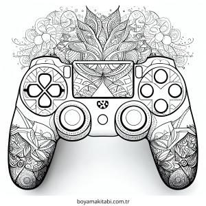 Oyunlar boyama sayfası – boyama etkinliği, çocuk aktivitesi