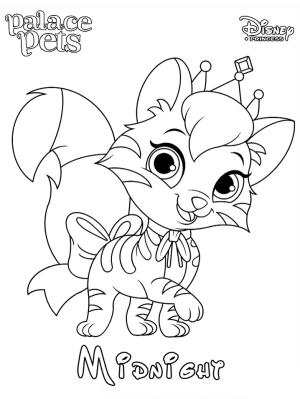 Palace Pets boyama sayfası,  coloring page, Gece Yarısı Prensesi, 