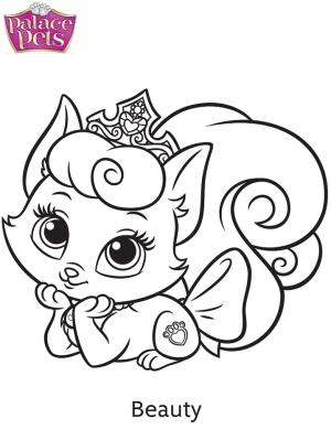 Palace Pets boyama sayfası,  coloring page, Saray Evcil Hayvanlarının Güzelliği, 