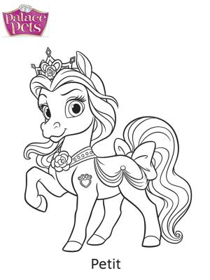 Palace Pets boyama sayfası,  coloring page, Saray Evcil Hayvanları Petit, 