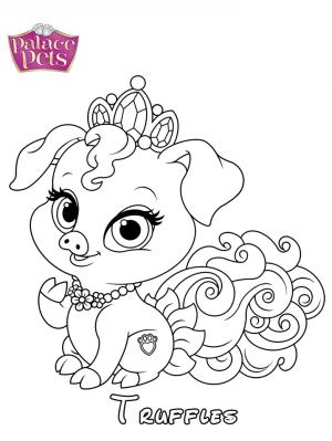 Palace Pets boyama sayfası,  coloring page, Yermantarı Prensesi, 