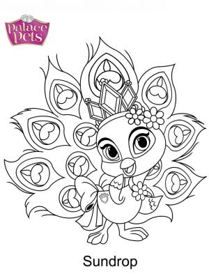 Palace Pets boyama sayfası,  coloring page, Gün Damlası Prensesleri, 