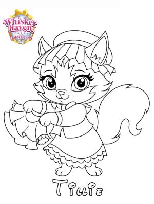 Palace Pets boyama sayfası,  coloring page, Tillie Prenses ücretsiz, 