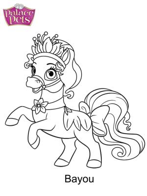 Palace Pets boyama sayfası,  coloring page, Bayou tatlı, 