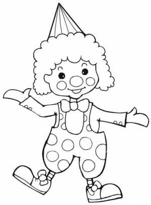 Palyaço boyama sayfası,  coloring page, Palyaço çocuklar, 