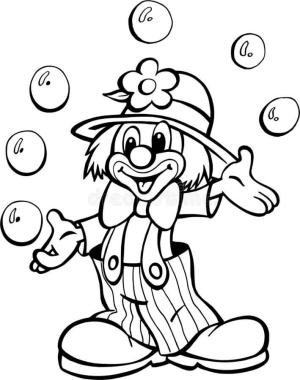 Palyaço boyama sayfası,  coloring page, Palyaço, 