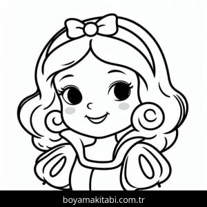 Pamuk Prenses ve Yedi Cüceler boyama sayfası – yaratıcılık, eğlenceli etkinlik