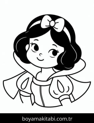 Pamuk Prenses ve Yedi Cüceler boyama sayfası – ücretsiz yazdır, boyama etkinliği