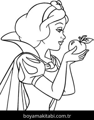 Pamuk Prenses ve Yedi Cüceler boyama sayfası – keyifli zaman, renkli çizimler