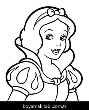 Pamuk Prenses ve Yedi Cüceler boyama sayfası – boyama etkinliği, çocuk aktivitesi