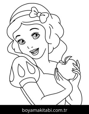 Pamuk Prenses ve Yedi Cüceler boyama sayfası – evde etkinlik, ücretsiz yazdır