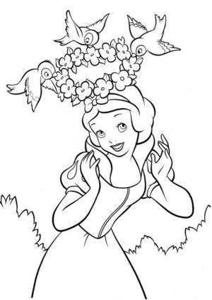 Pamuk Prenses boyama sayfası,  coloring page, Güzel Pamuk Prenses, 