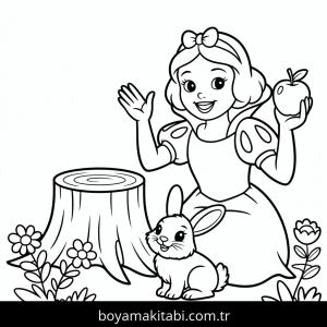 Pamuk boyama sayfası – eğlenceli etkinlik, el becerilerini geliştirir