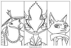 Panda boyama sayfası – boyama çalışması, yaratıcılığı geliştirir