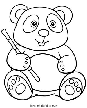 Panda Boyama