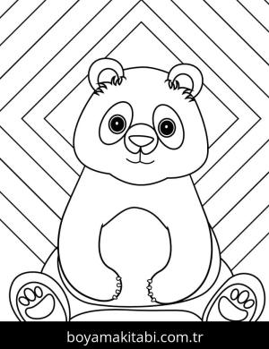 Panda boyama sayfası – ücretsiz yazdır, boyama etkinliği
