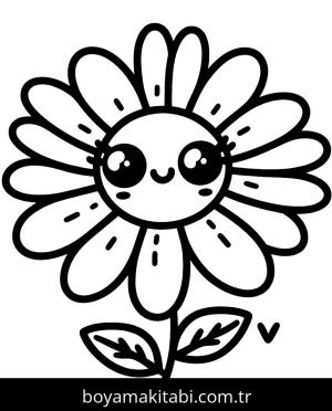 Papatya boyama sayfası,  coloring page, , 