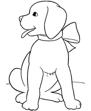 Papyon boyama sayfası,  coloring page, Yay ile Köpek, 