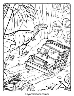 Park boyama sayfası – renkli çizimler, okul öncesi