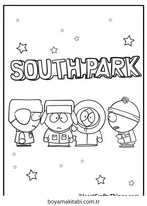 Park boyama sayfası – okul öncesi, evde etkinlik