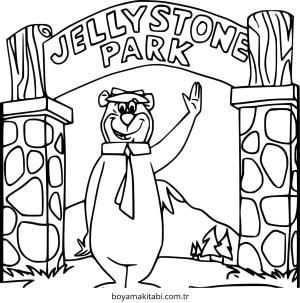 Park boyama sayfası – eğlenceli etkinlik, el becerilerini geliştirir