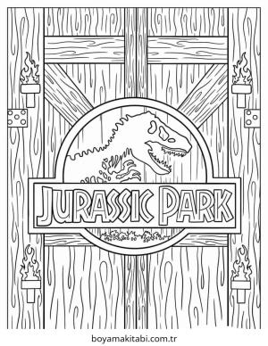 Park boyama sayfası – keyifli zaman, renkli çizimler