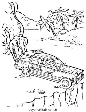 Park boyama sayfası – boyama çalışması, yaratıcılığı geliştirir