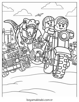 Park boyama sayfası – PDF indir, sevimli karakter