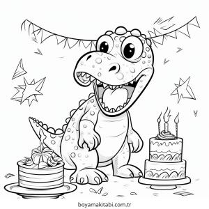 Parti boyama sayfası – boyama çalışması, yaratıcılığı geliştirir