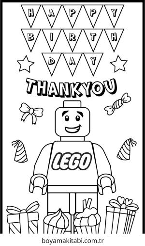 Parti boyama sayfası – renkli çizimler, okul öncesi