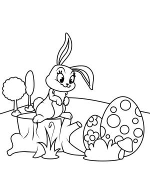 Paskalya Tavşanı boyama sayfası,  coloring page, Paskalya Tavşanı, 