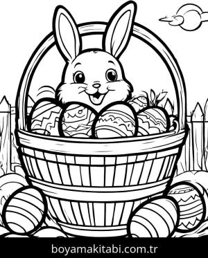 Paskalya Yumurtası boyama sayfası,  coloring page, , 