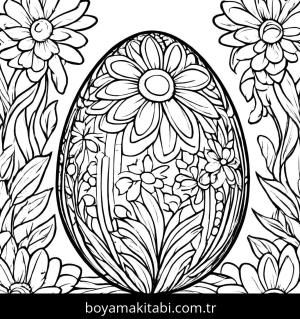 Paskalya Yumurtası boyama sayfası,  coloring page, , 