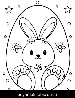 Paskalya Yumurtası boyama sayfası,  coloring page, , 