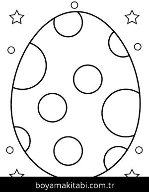 Paskalya Yumurtası boyama sayfası,  coloring page, , 