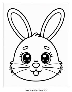 Paskalya boyama sayfası – çocuklar için, çizgi film temalı