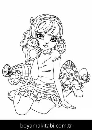 Paskalya boyama sayfası – yaratıcılık, eğlenceli etkinlik