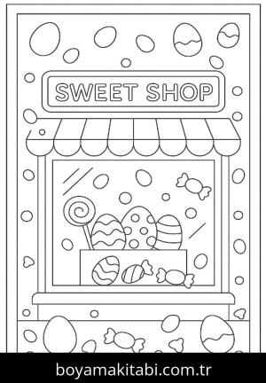 Paskalya boyama sayfası,  coloring page, , 