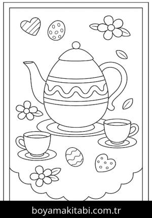 Paskalya boyama sayfası,  coloring page, , 