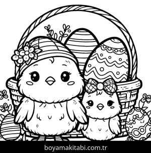 Paskalya boyama sayfası,  coloring page, , 