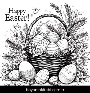 Paskalya boyama sayfası,  coloring page, , 