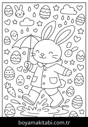 Paskalya boyama sayfası,  coloring page, , 